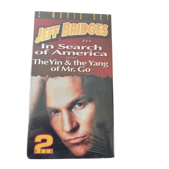 Quality Video Other - Jeff Bridges 2 Movie Set VHS In Search of America The Yin & Yang of Mr Go New